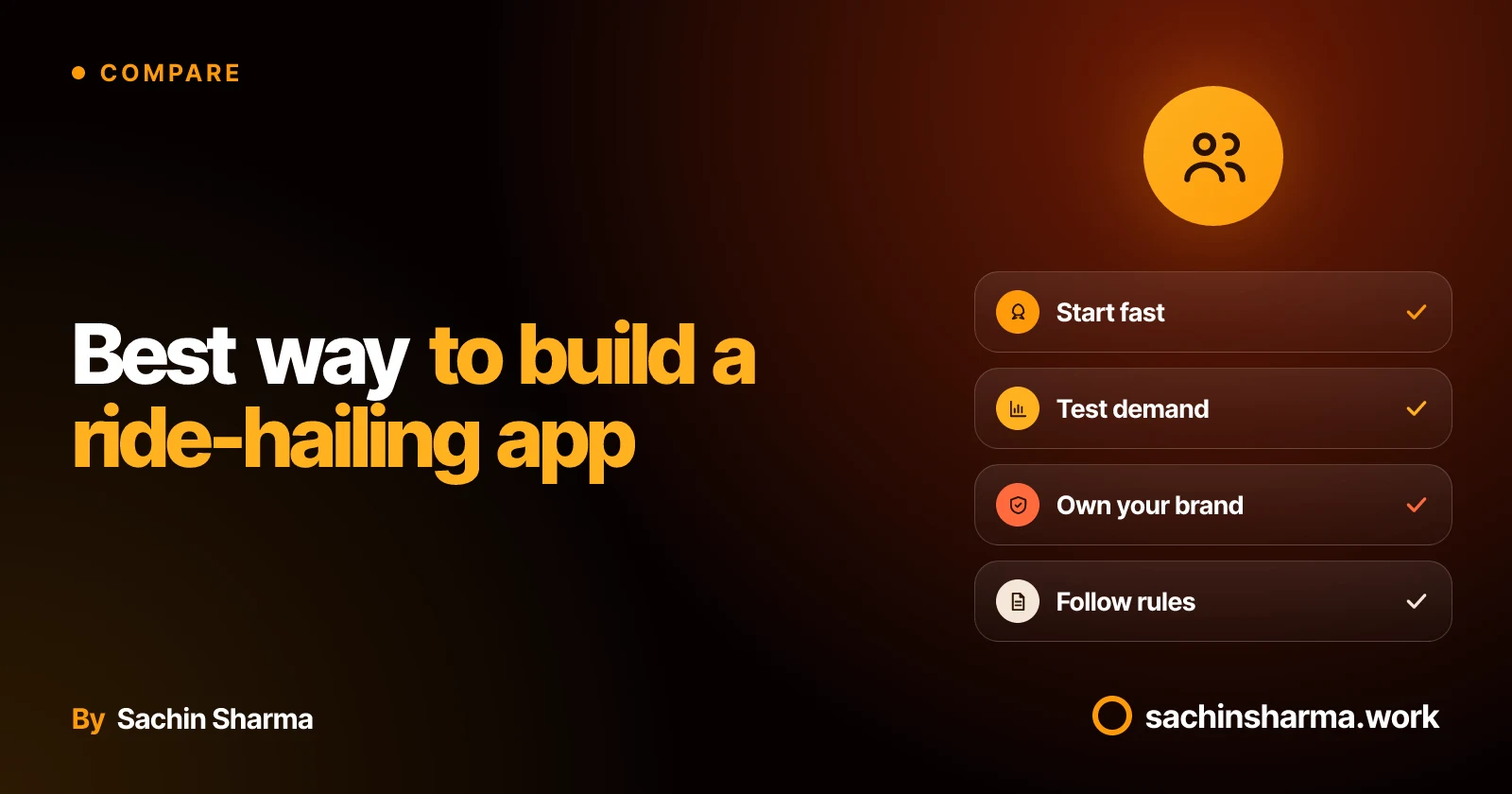 Ride-hailing app options: custom, white-label, and platform with key trade-offs