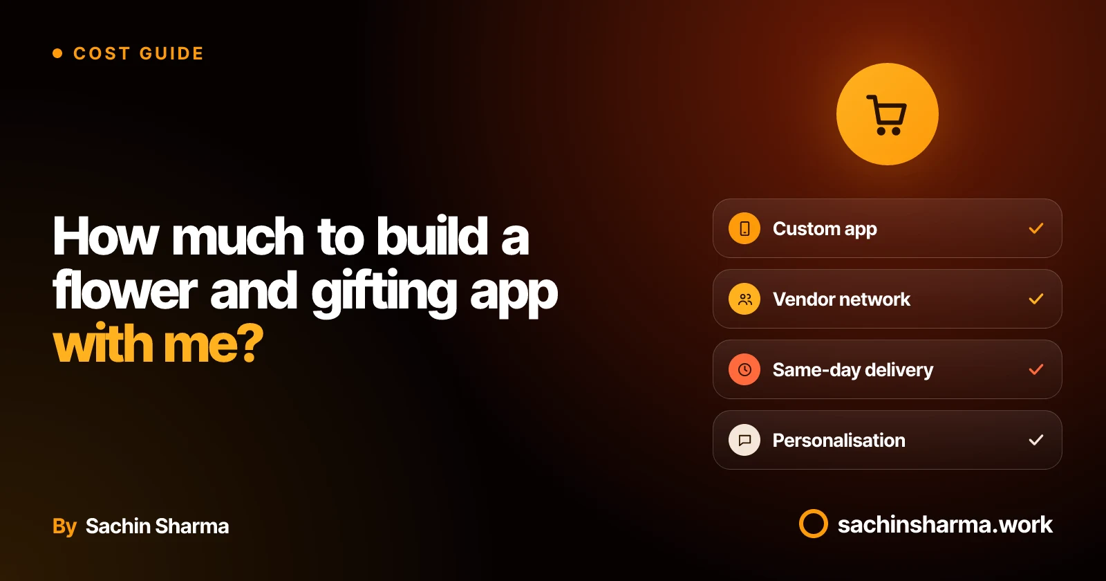 A custom flower and gifting app with customer, vendor, and delivery apps connected to one system.