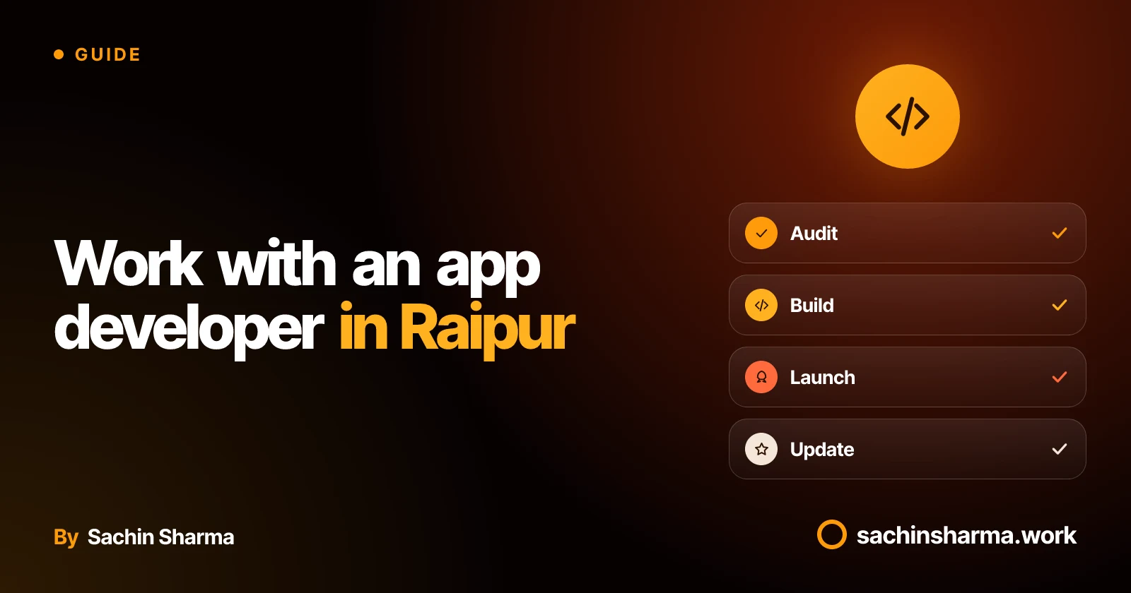 App development journey from audit to updates with key phases