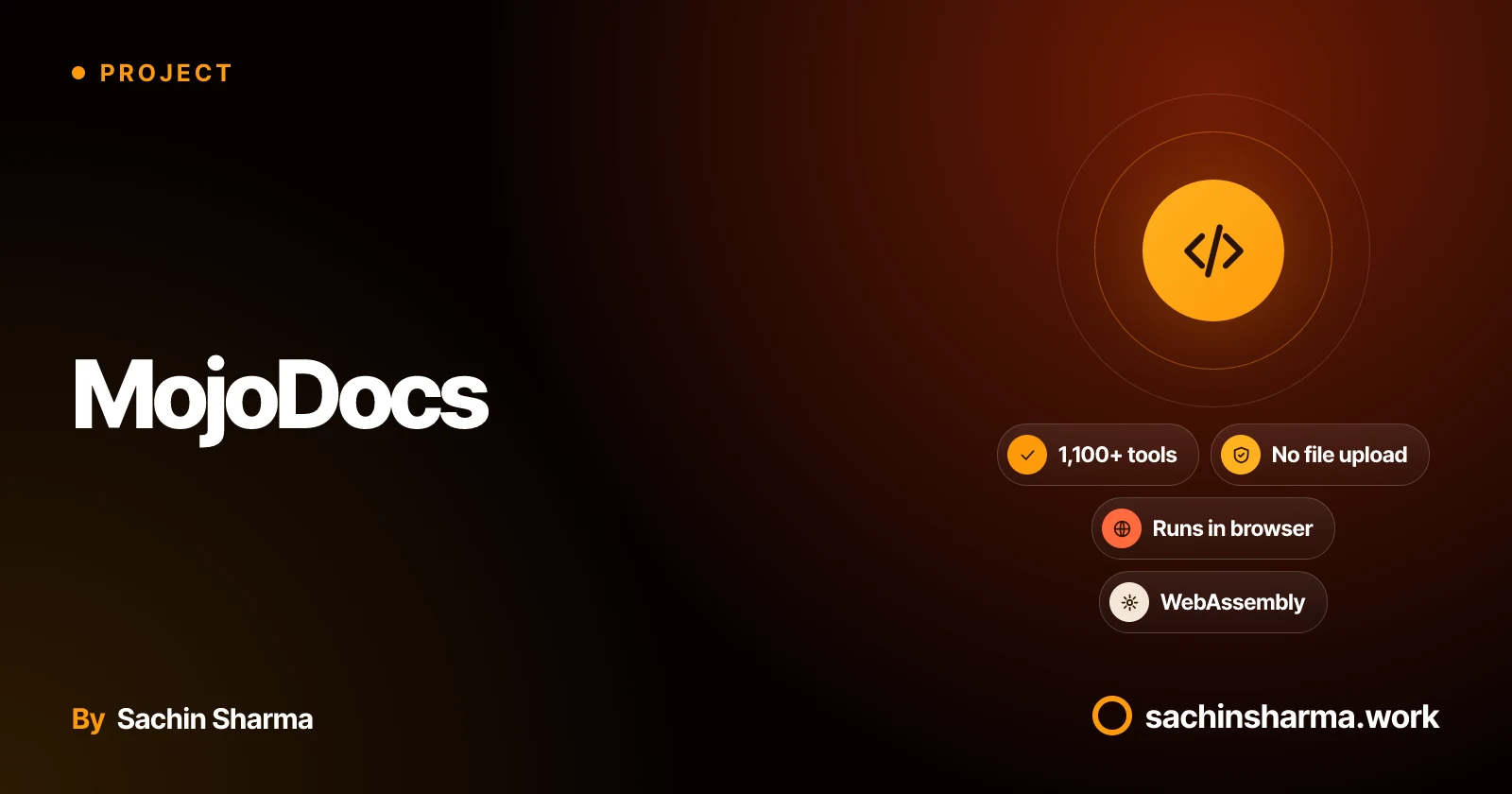 MojoDocs: local file tools in a browser orbit